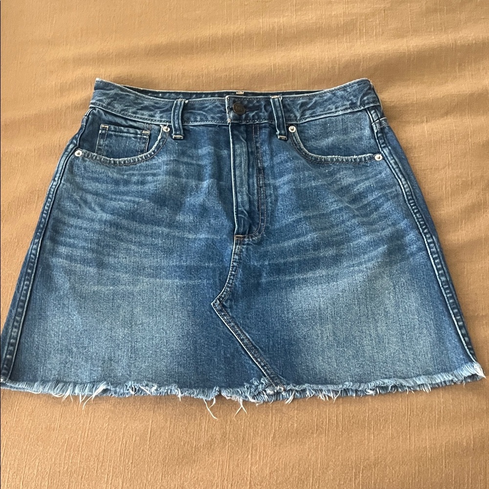 Abercrombie & Fitch Y2K style denim skirt